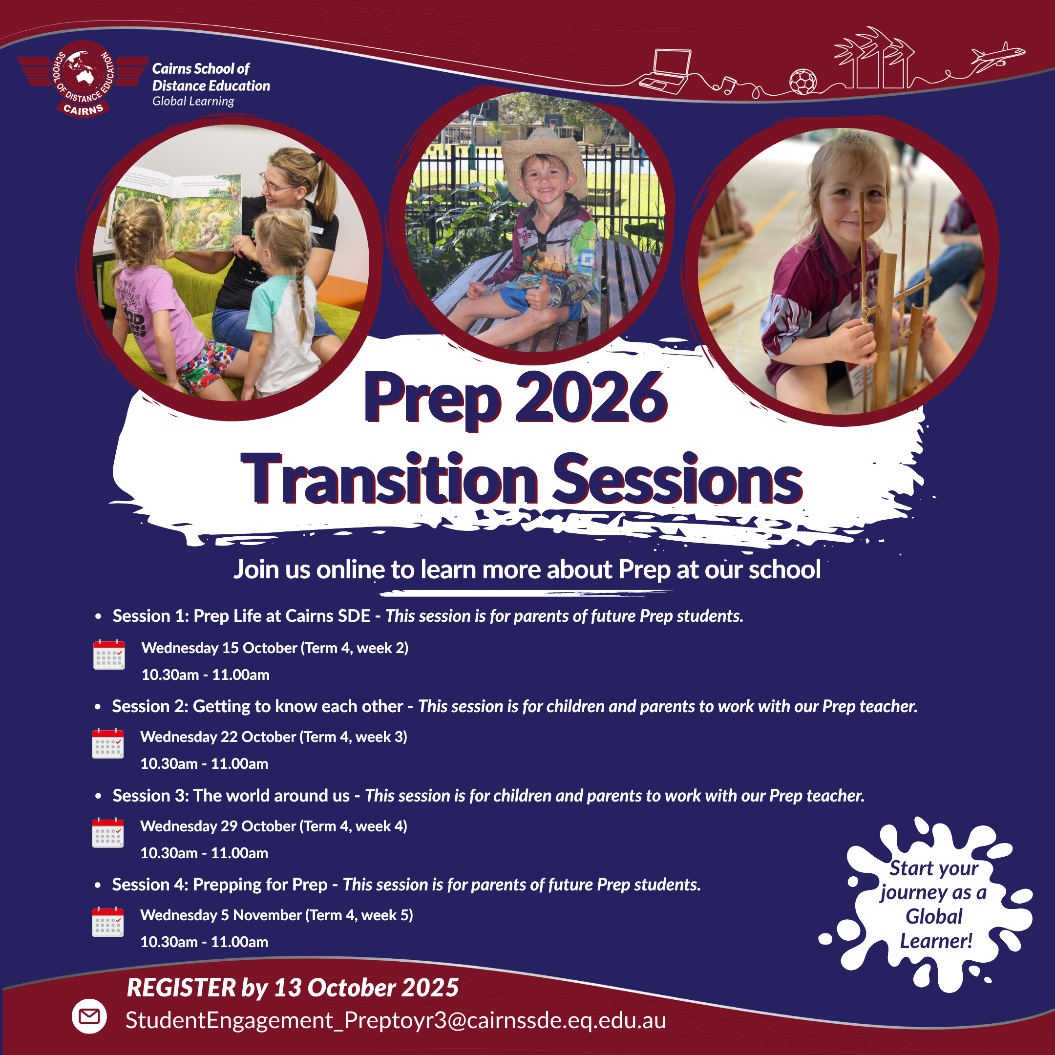 Prep 2026 Transition Sessions